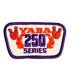 Bowling Patch Yaba 250 Series Purple Orange Award 3.5 inch